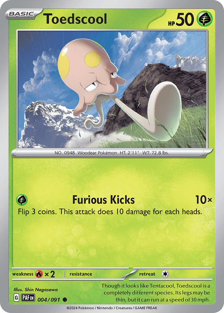 Toedscool, kortbilde fra pokemontcg.io