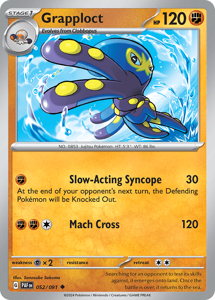Grapploct, kortbilde fra pokemontcg.io