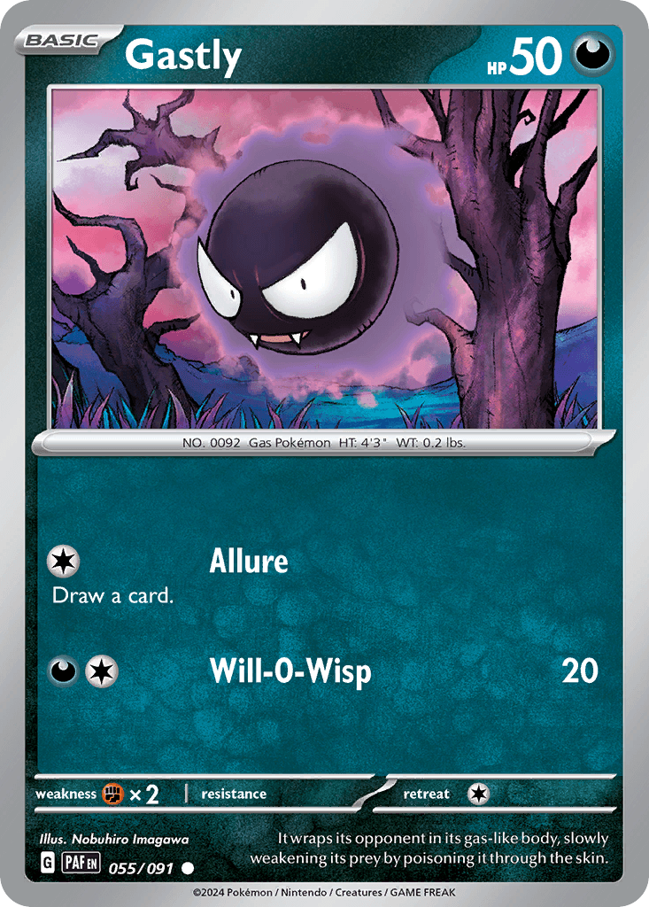 Gastly, kortbilde fra pokemontcg.io