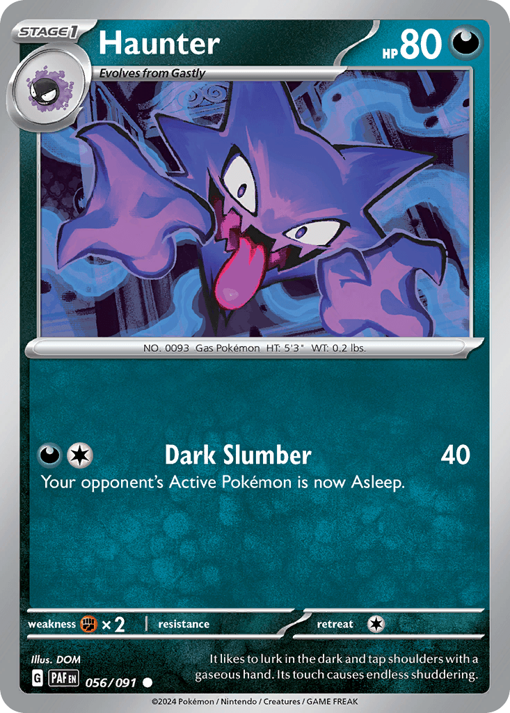 Haunter, kortbilde fra pokemontcg.io