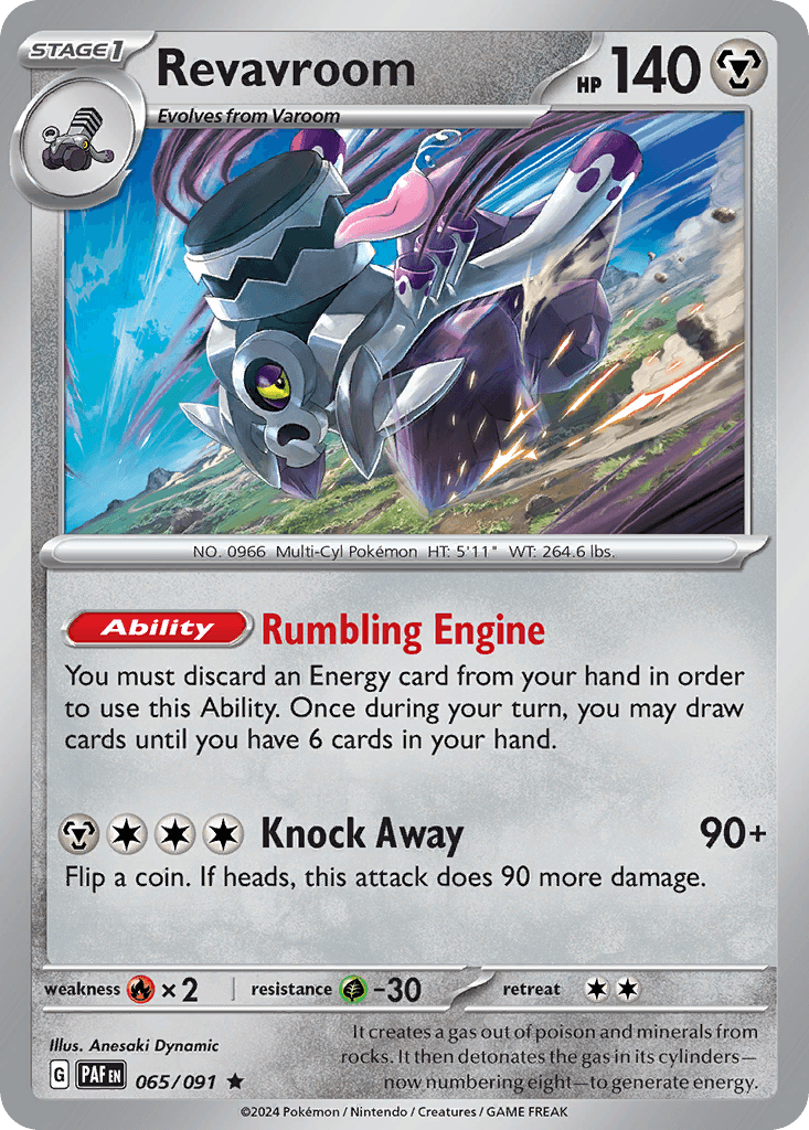Revavroom, kortbilde fra pokemontcg.io