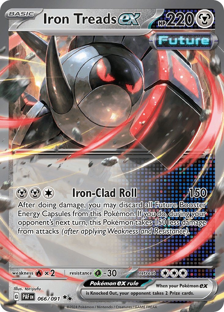 Iron Treads ex, kortbilde fra pokemontcg.io