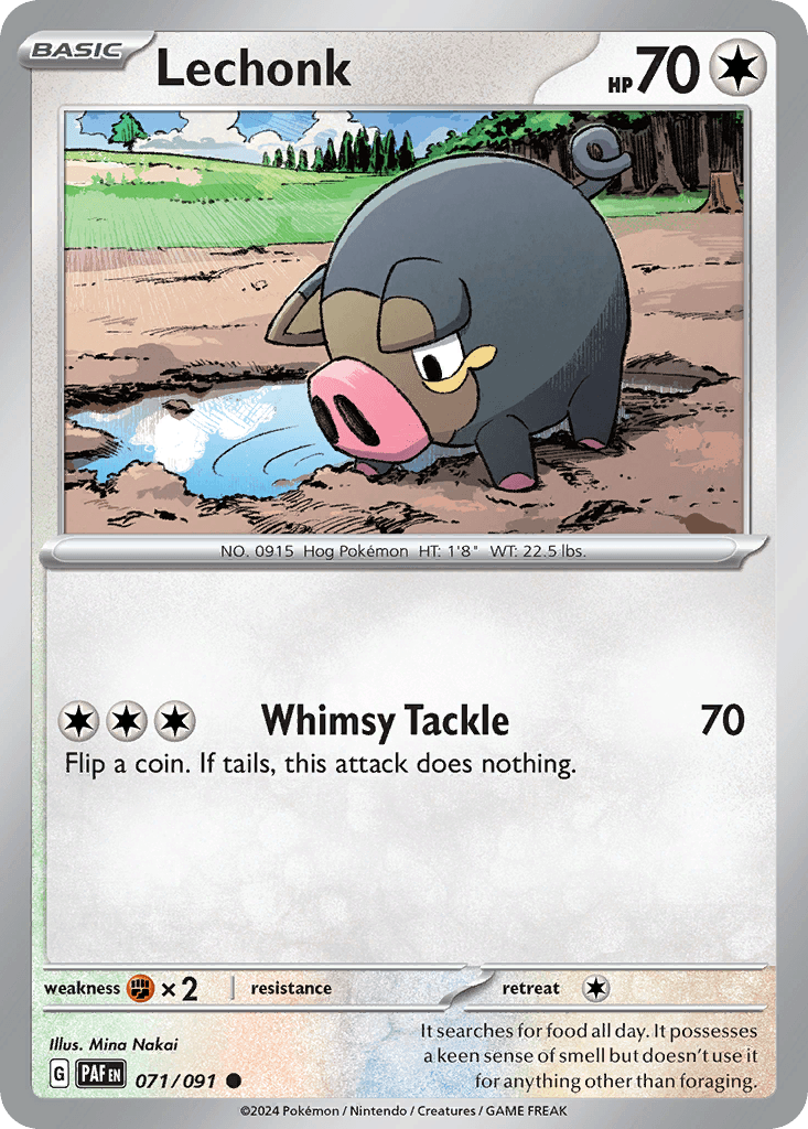 Lechonk, kortbilde fra pokemontcg.io