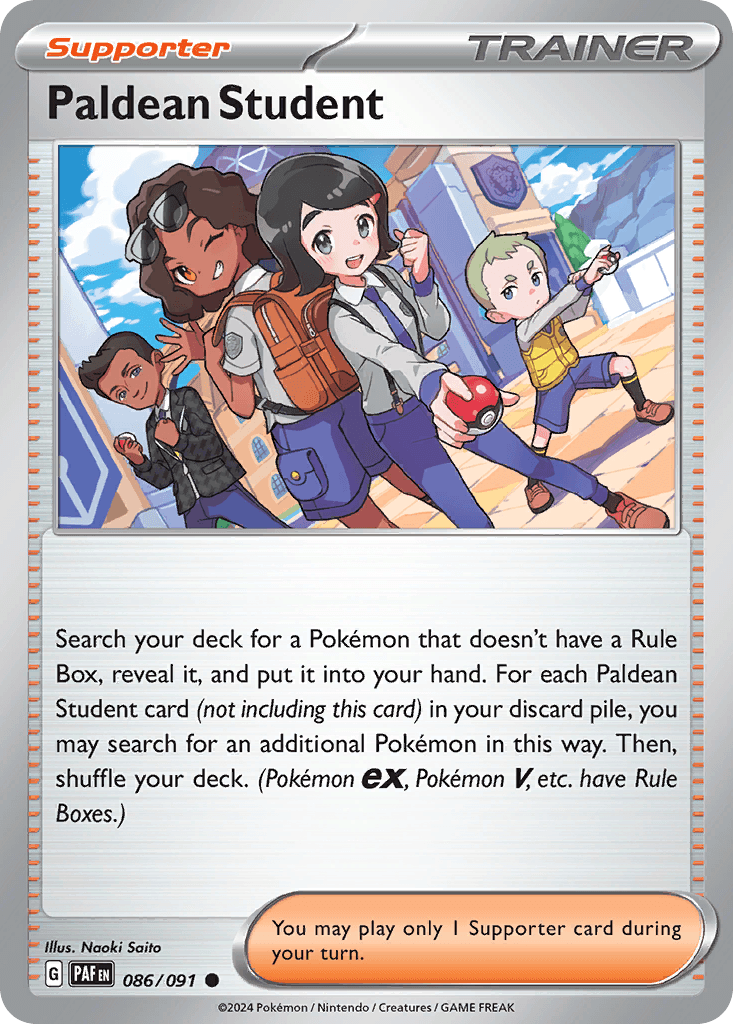Paldean Student, kortbilde fra pokemontcg.io