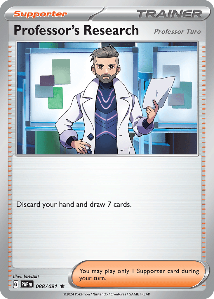 Professor's Research, kortbilde fra pokemontcg.io