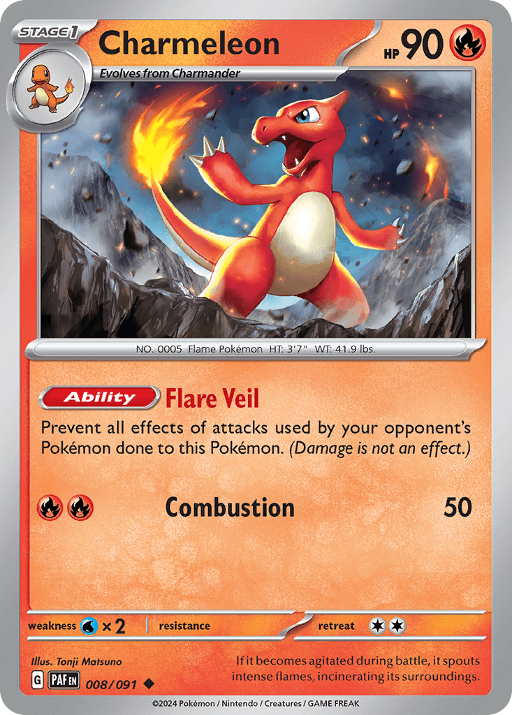 Charmeleon, kortbilde fra pokemontcg.io