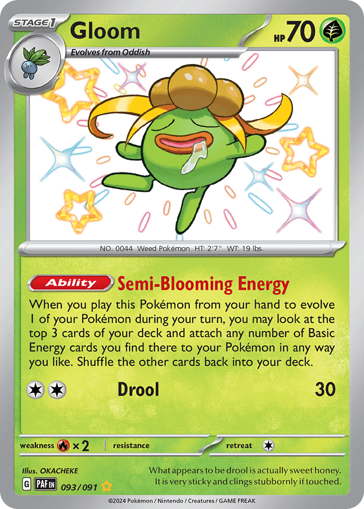 Gloom, kortbilde fra pokemontcg.io