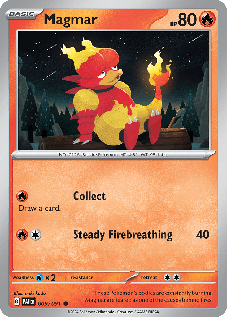 Magmar, kortbilde fra pokemontcg.io