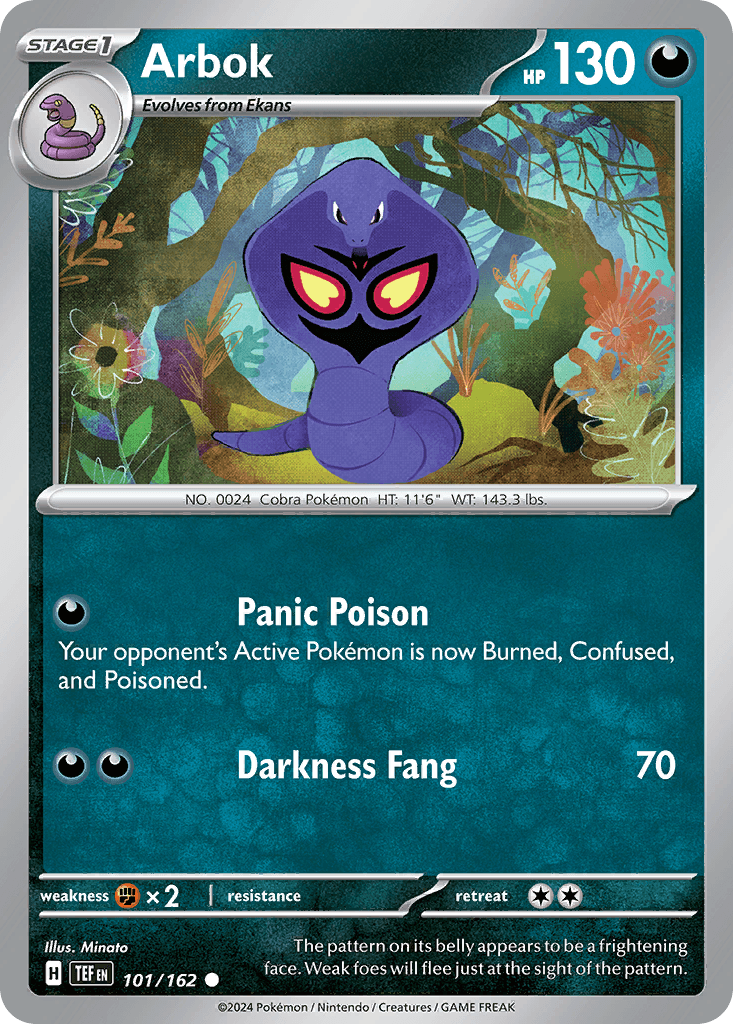 Arbok, kortbilde fra pokemontcg.io