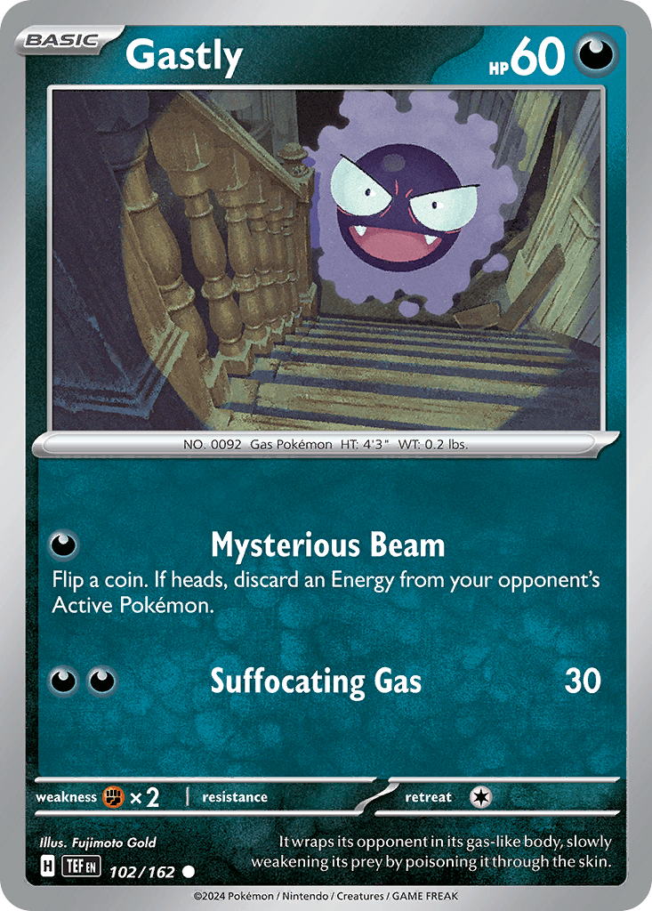 Gastly, kortbilde fra pokemontcg.io