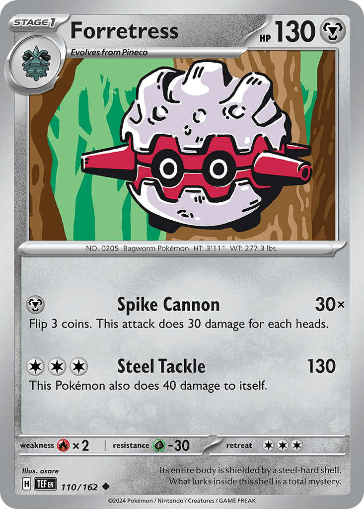 Forretress, kortbilde fra pokemontcg.io
