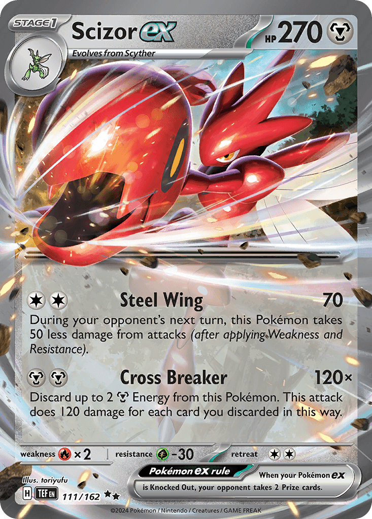 Scizor ex, kortbilde fra pokemontcg.io