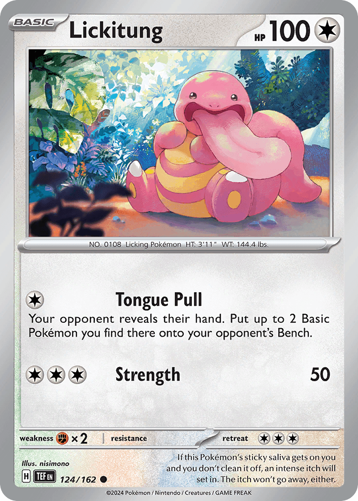 Lickitung, kortbilde fra pokemontcg.io