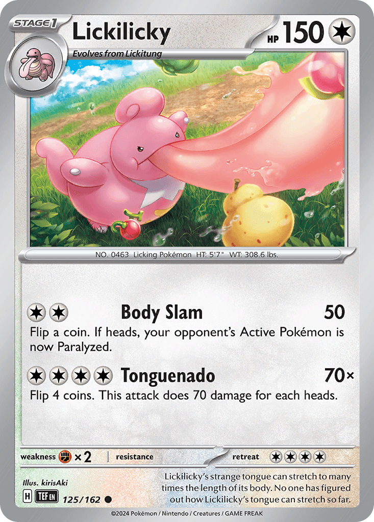 Lickilicky, kortbilde fra pokemontcg.io