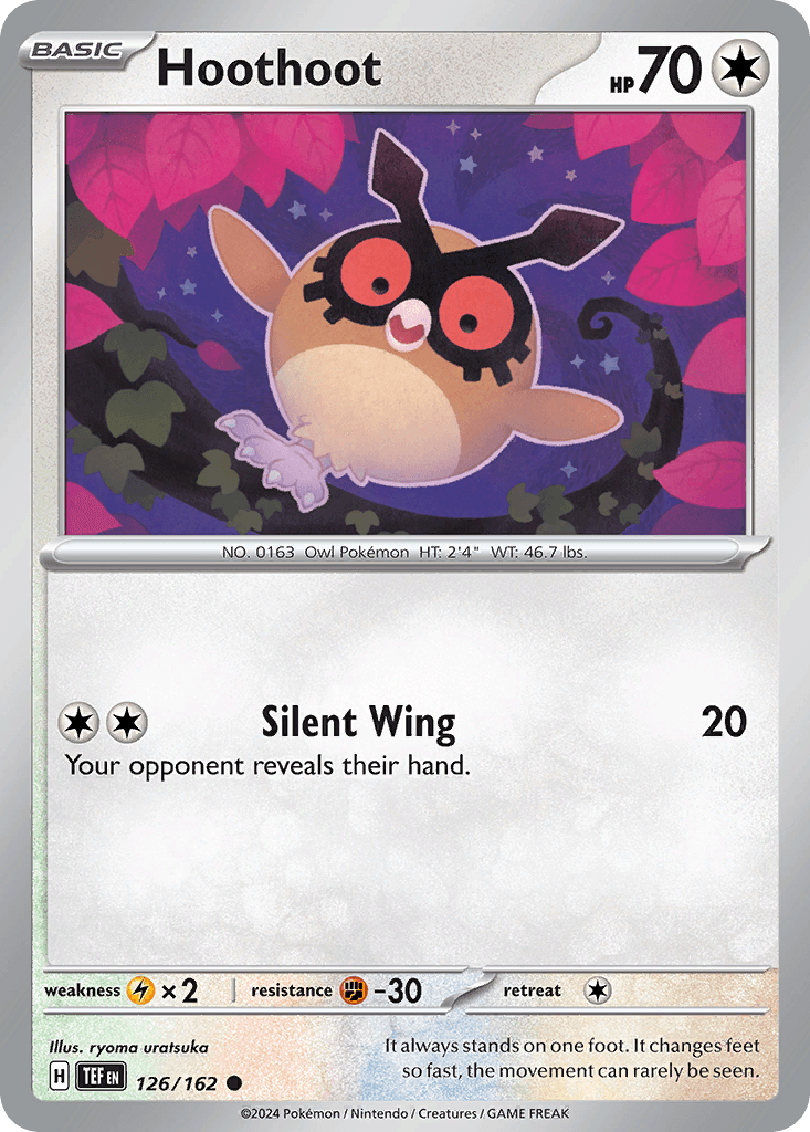 Hoothoot, kortbilde fra pokemontcg.io