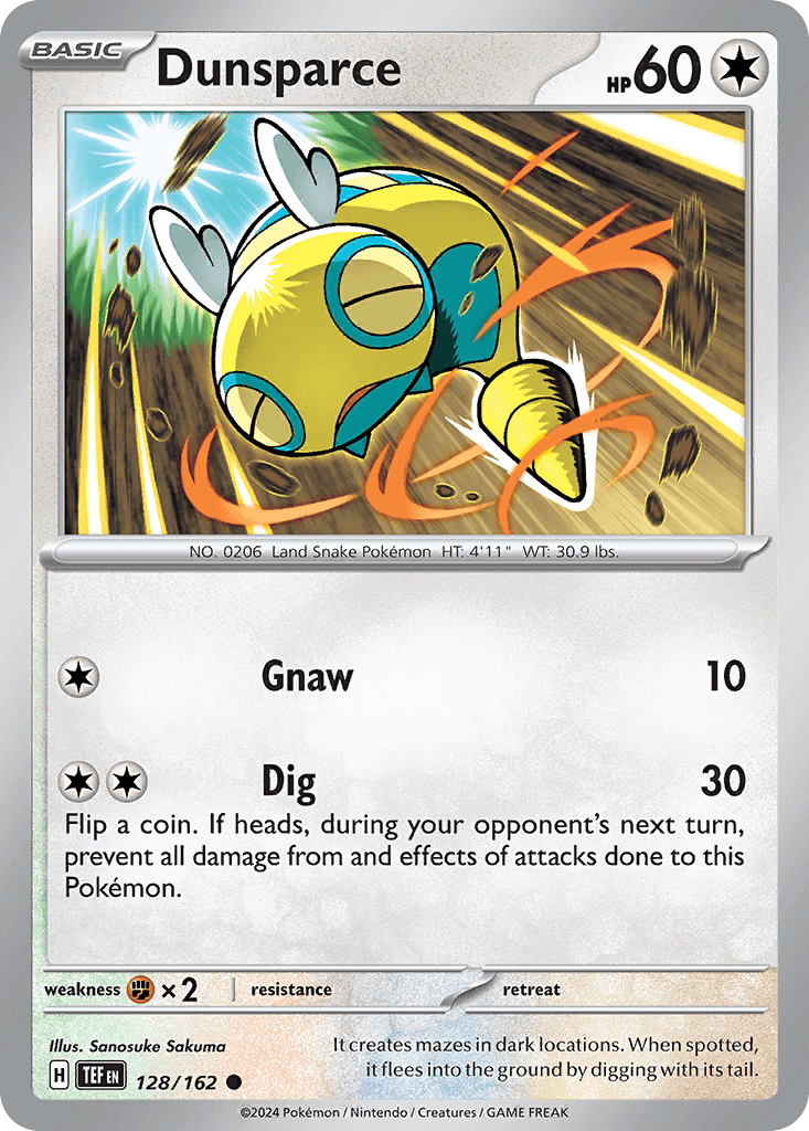 Dunsparce, kortbilde fra pokemontcg.io