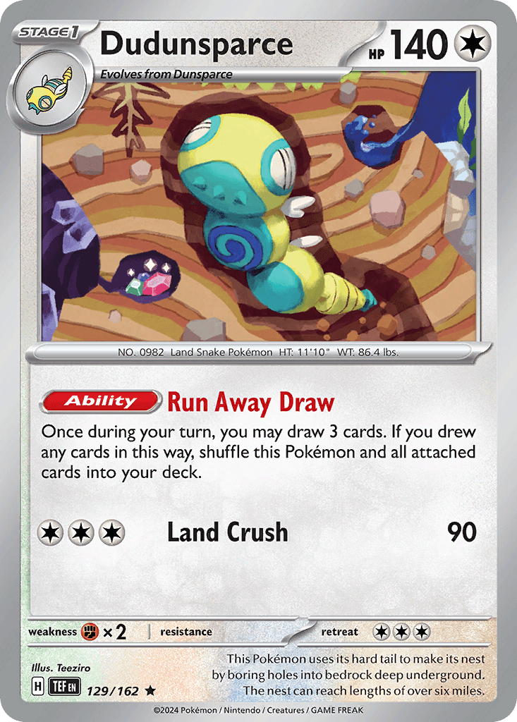 Dudunsparce, kortbilde fra pokemontcg.io