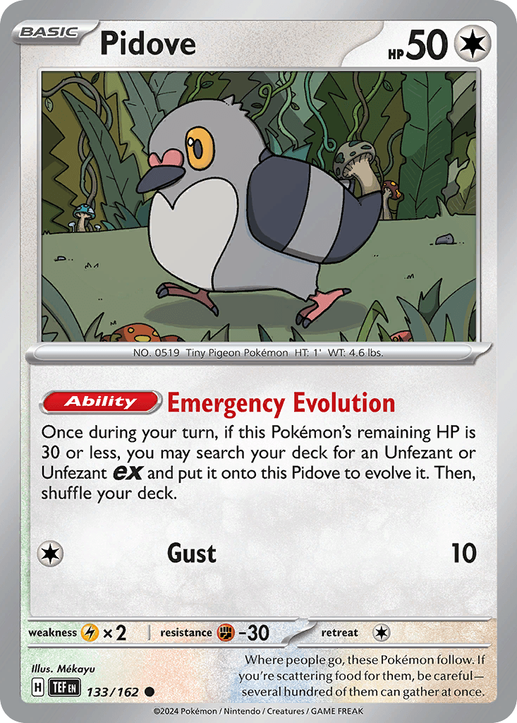 Pidove, kortbilde fra pokemontcg.io