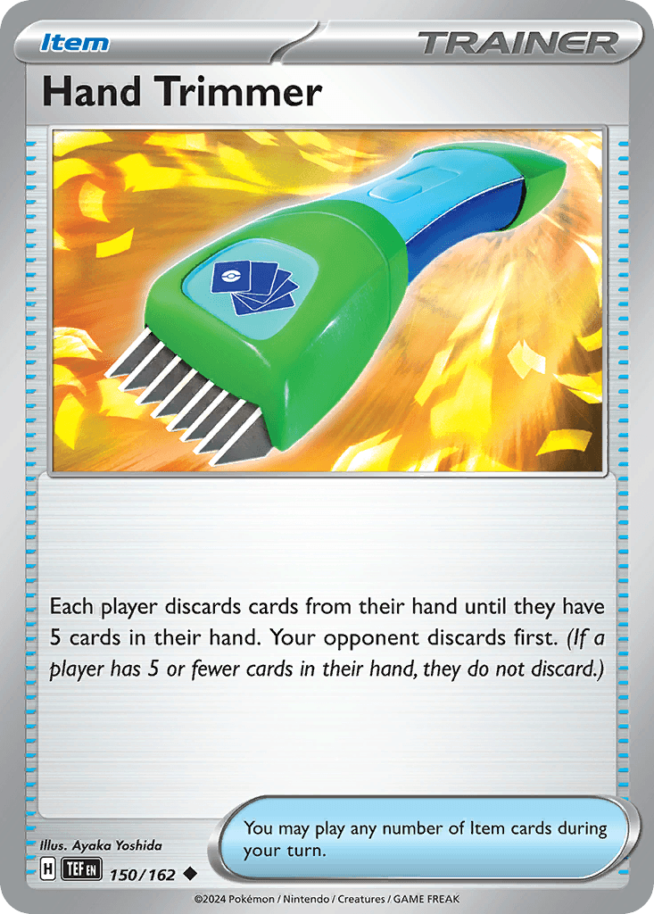 Hand Trimmer, kortbilde fra pokemontcg.io