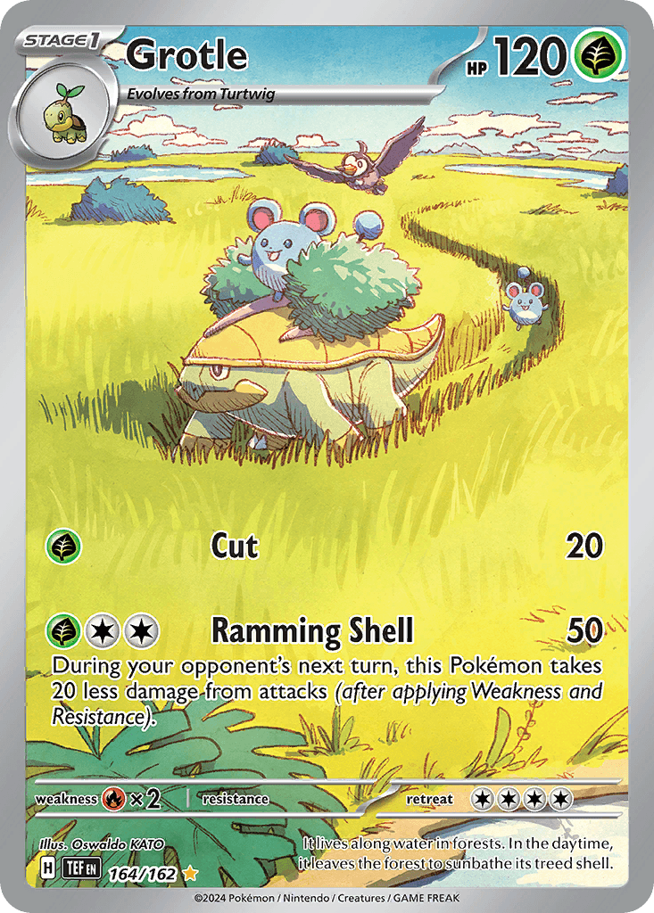 Grotle, kortbilde fra pokemontcg.io
