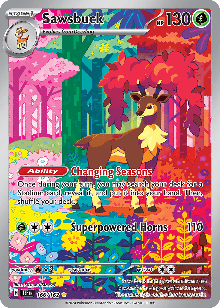 Sawsbuck, kortbilde fra pokemontcg.io