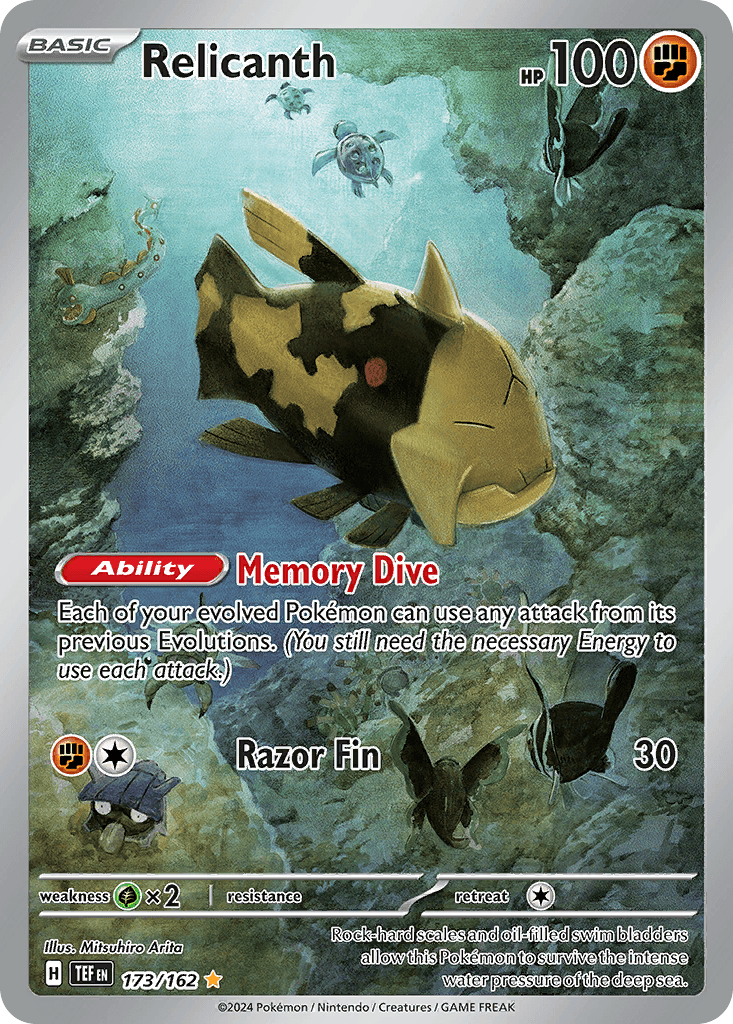 Relicanth, kortbilde fra pokemontcg.io