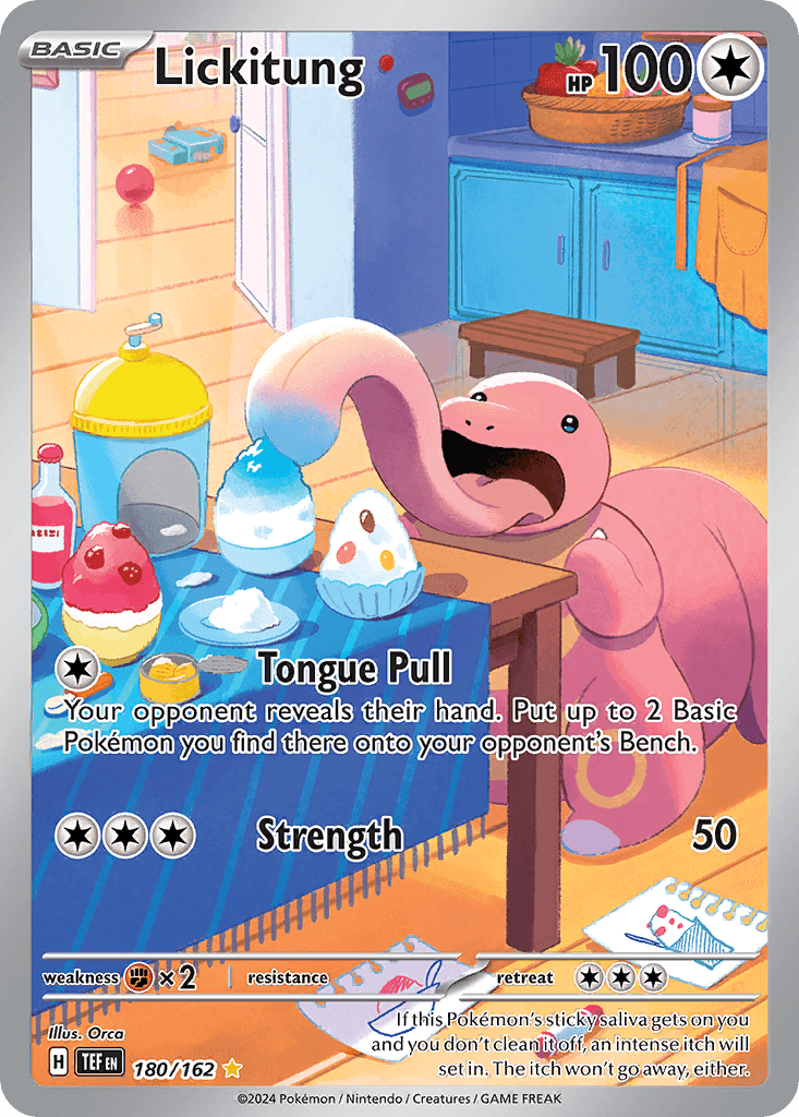 Lickitung, kortbilde fra pokemontcg.io