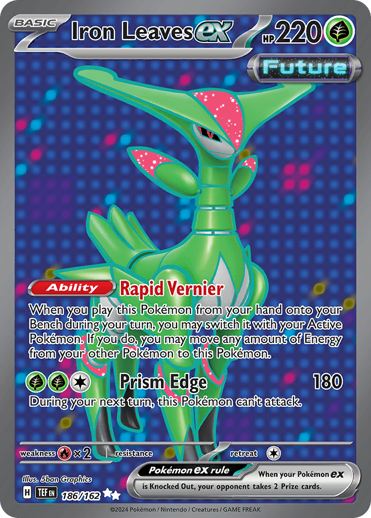 Iron Leaves ex, kortbilde fra pokemontcg.io