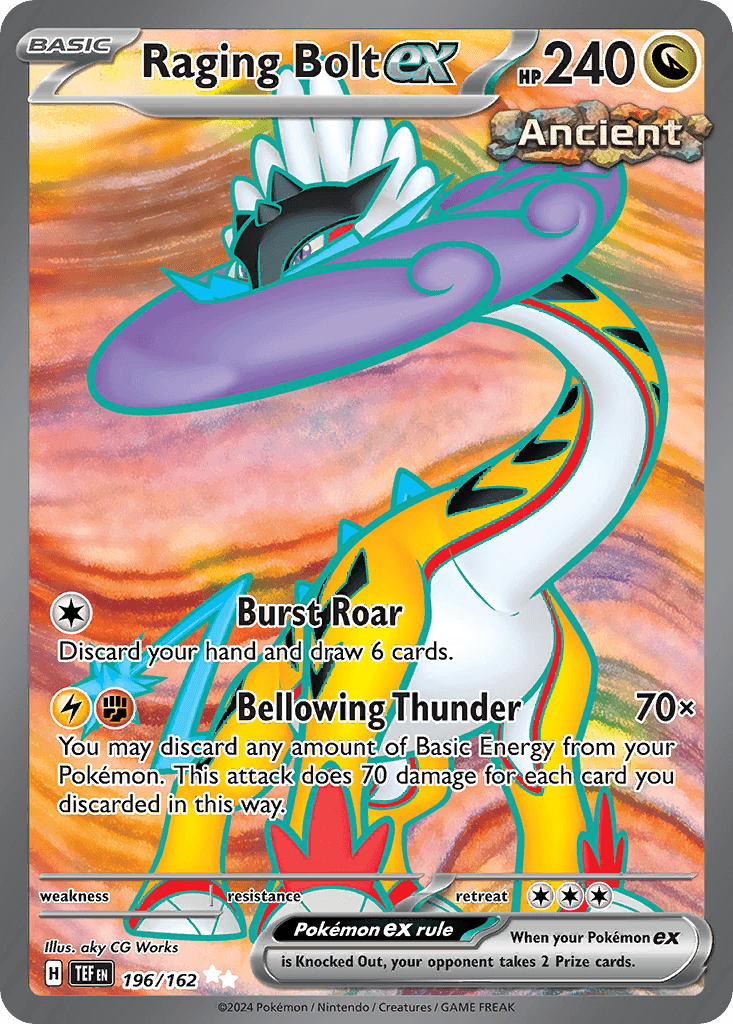 Raging Bolt ex, kortbilde fra pokemontcg.io