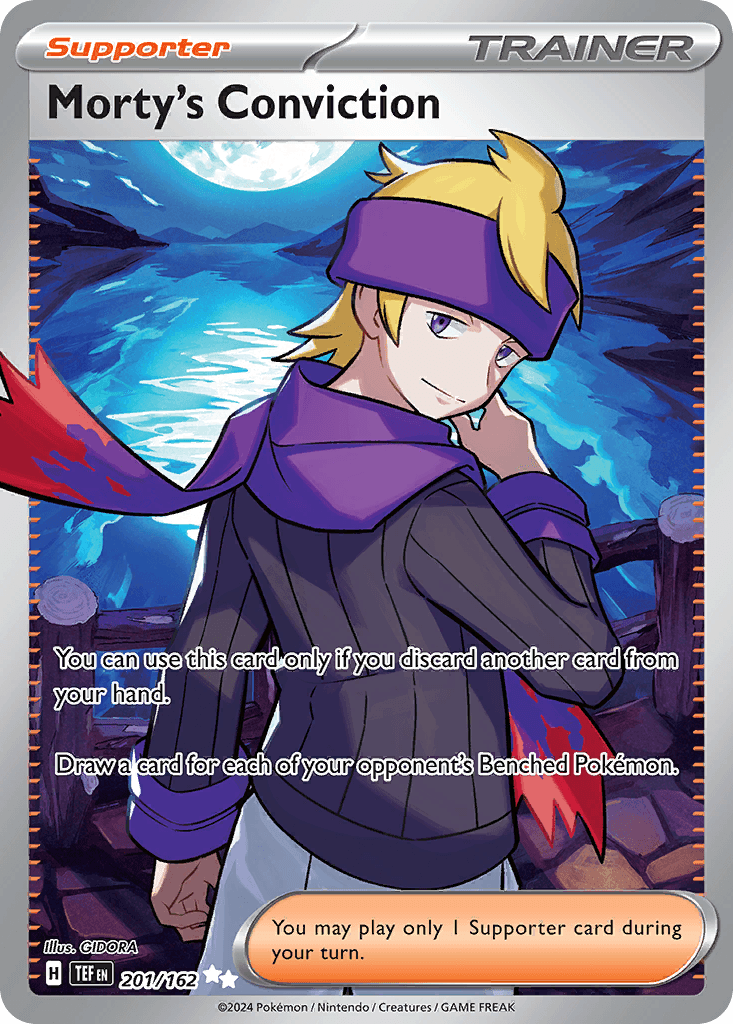 Morty's Conviction, kortbilde fra pokemontcg.io
