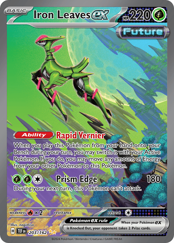 Iron Leaves ex, kortbilde fra pokemontcg.io