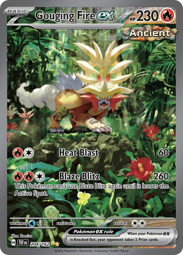 Gouging Fire ex, kortbilde fra pokemontcg.io