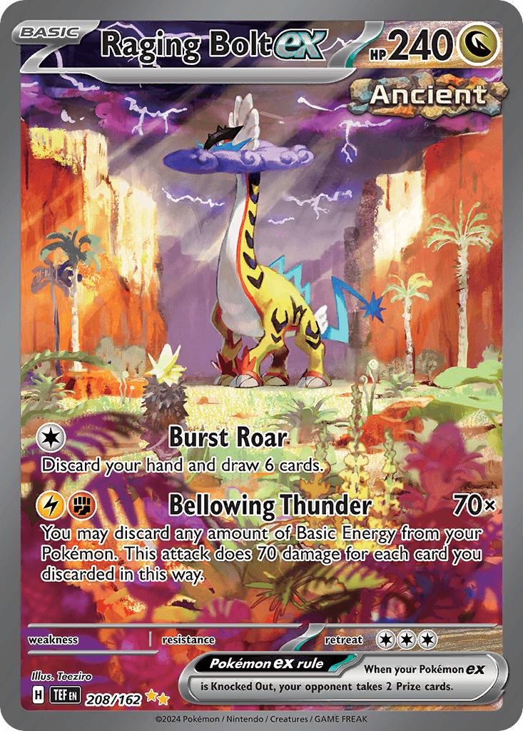 Raging Bolt ex, kortbilde fra pokemontcg.io