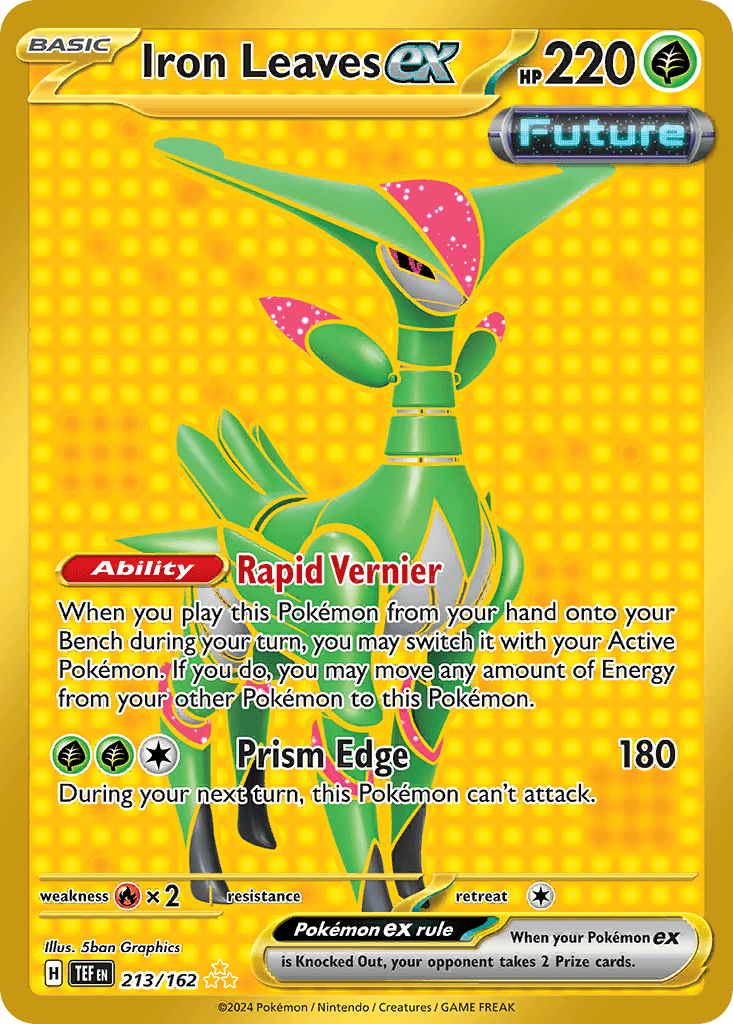 Iron Leaves ex, kortbilde fra pokemontcg.io