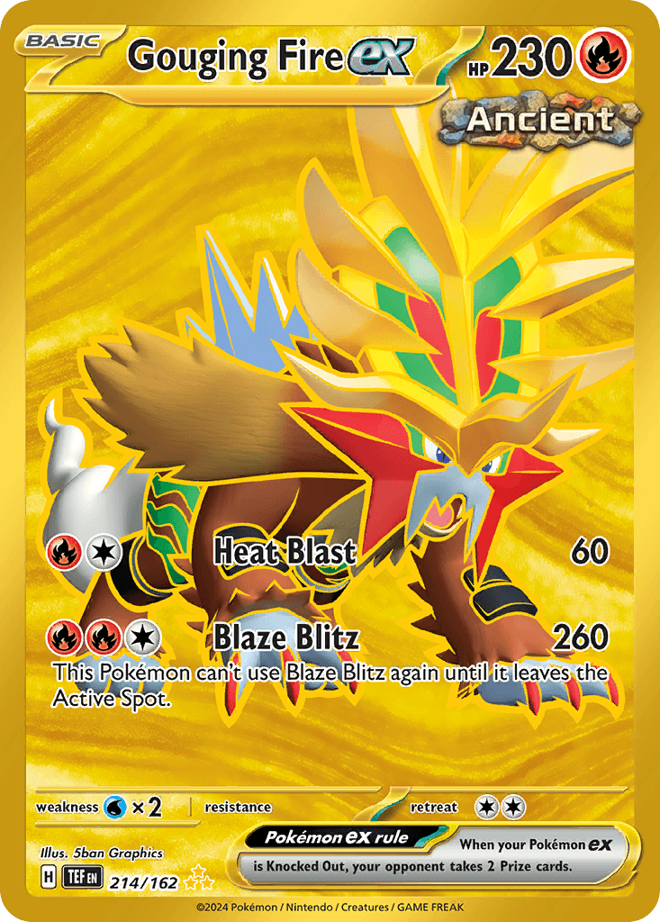 Gouging Fire ex, kortbilde fra pokemontcg.io