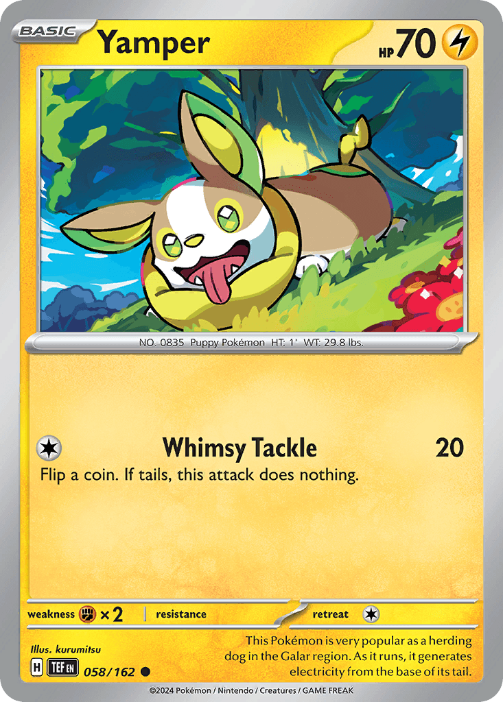Yamper, kortbilde fra pokemontcg.io