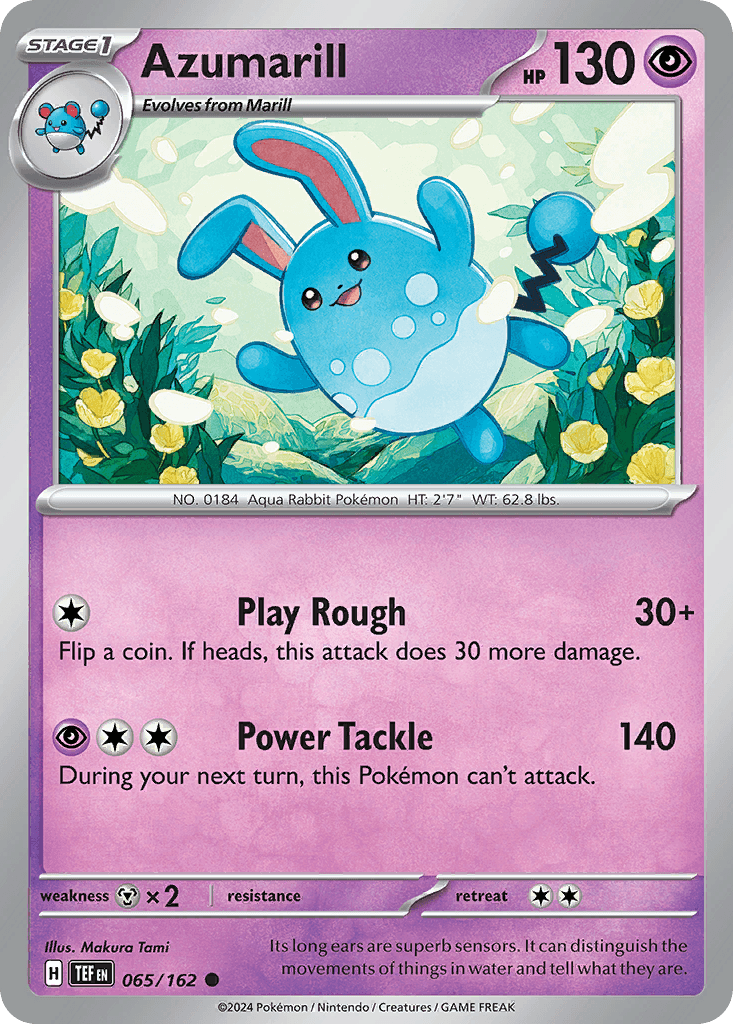 Azumarill, kortbilde fra pokemontcg.io