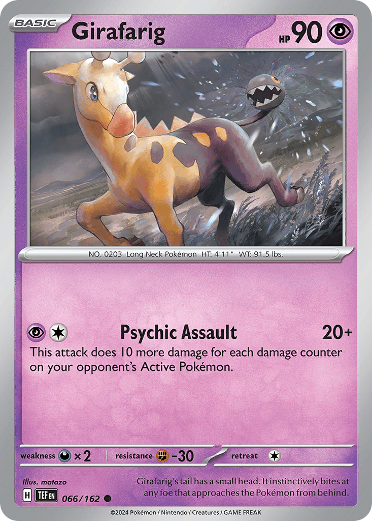 Girafarig, kortbilde fra pokemontcg.io