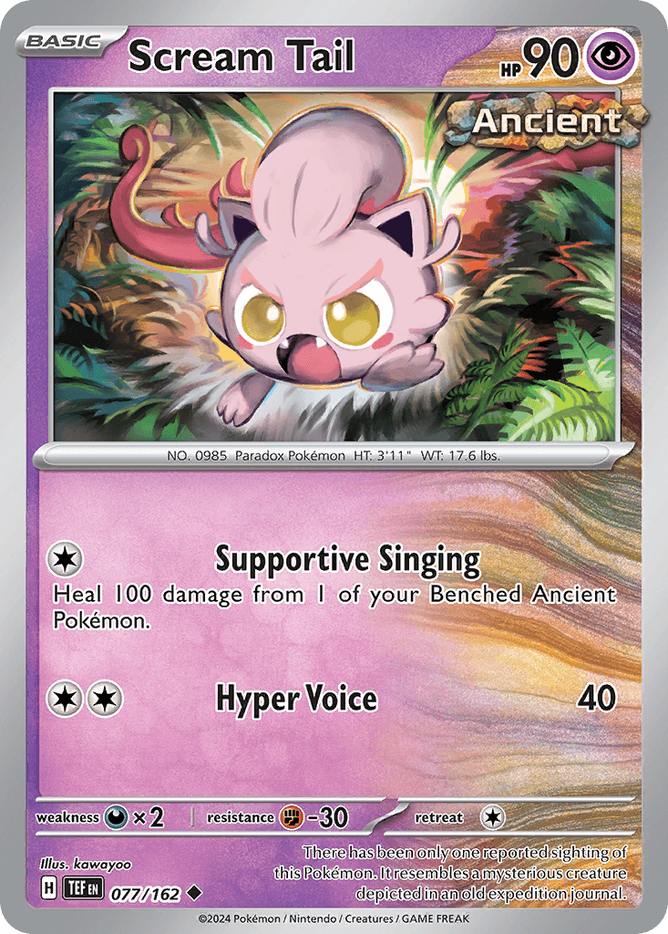 Scream Tail, kortbilde fra pokemontcg.io