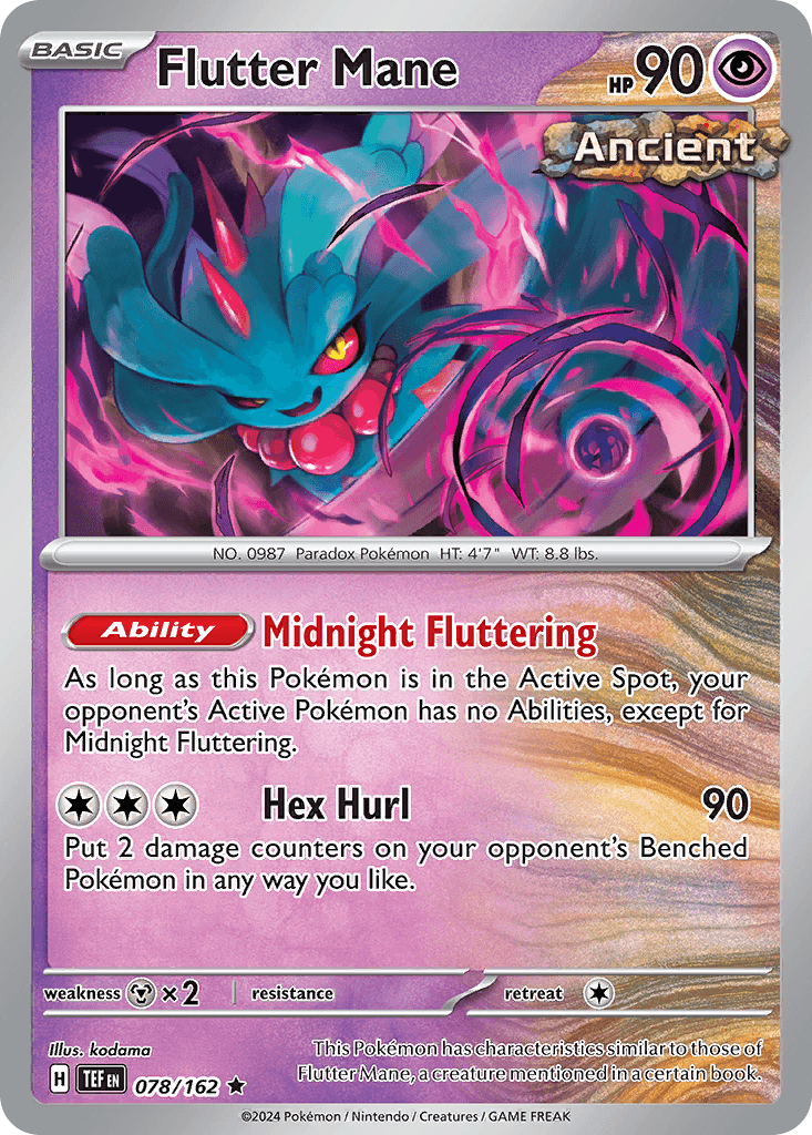 Flutter Mane, kortbilde fra pokemontcg.io