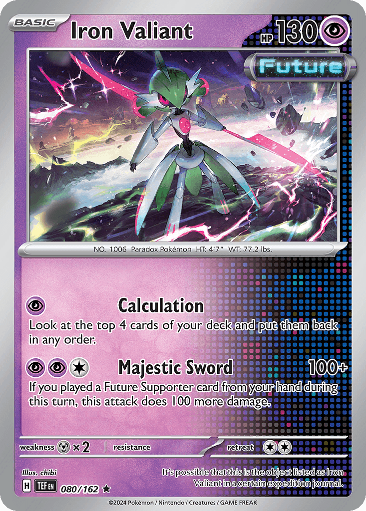Iron Valiant, kortbilde fra pokemontcg.io