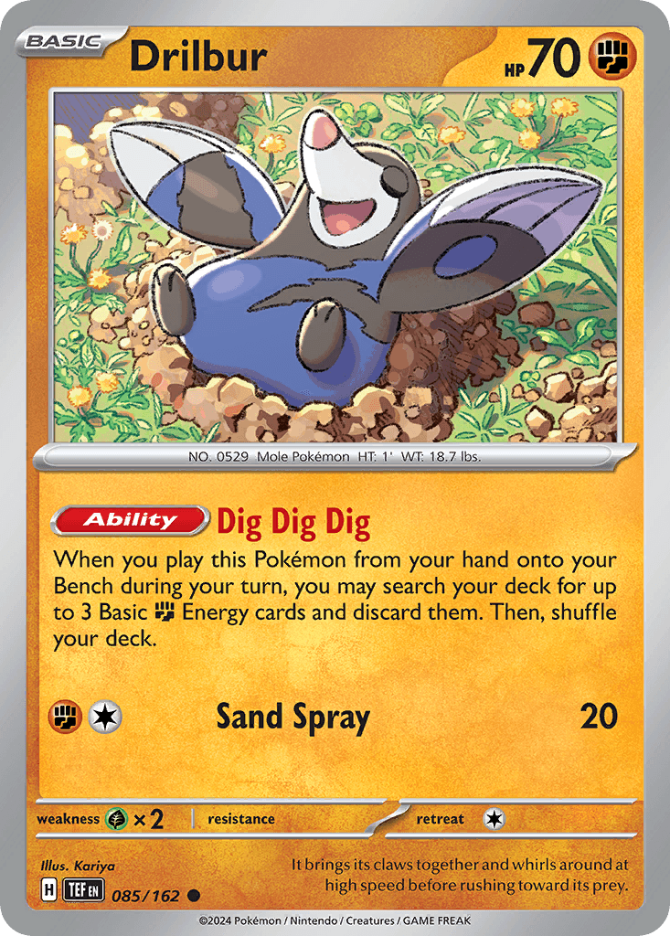 Drilbur, kortbilde fra pokemontcg.io