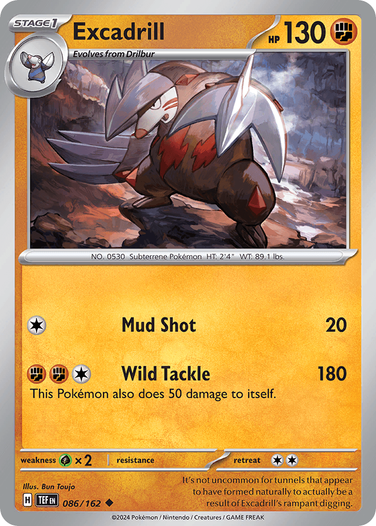 Excadrill, kortbilde fra pokemontcg.io
