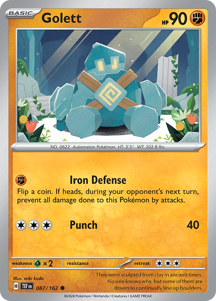 Golett, kortbilde fra pokemontcg.io