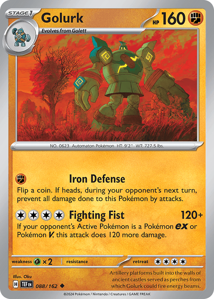 Golurk, kortbilde fra pokemontcg.io