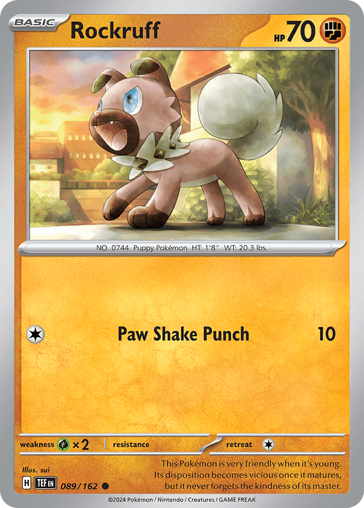 Rockruff, kortbilde fra pokemontcg.io