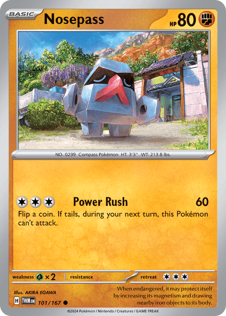 Nosepass, kortbilde fra pokemontcg.io