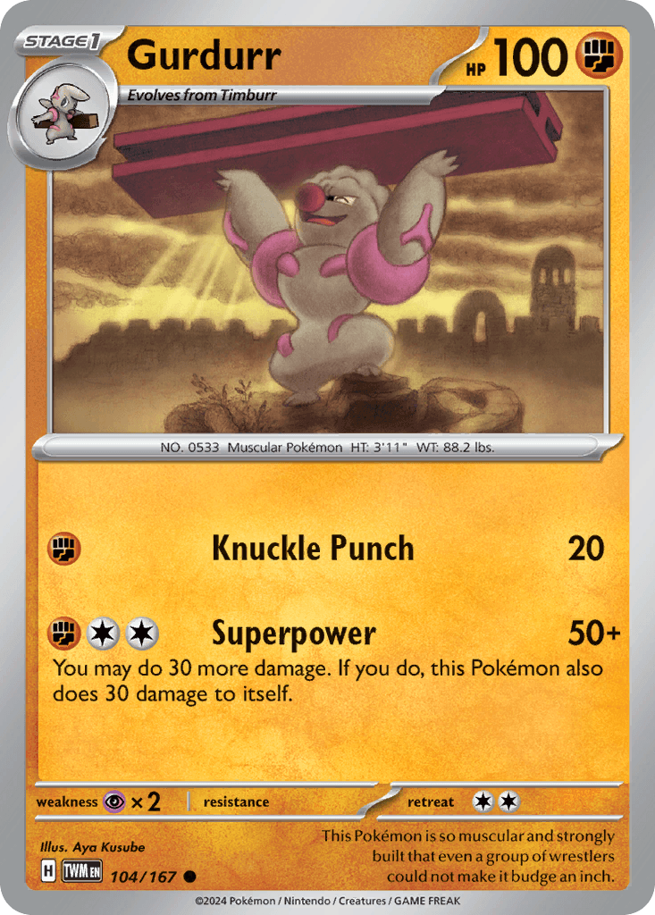 Gurdurr, kortbilde fra pokemontcg.io