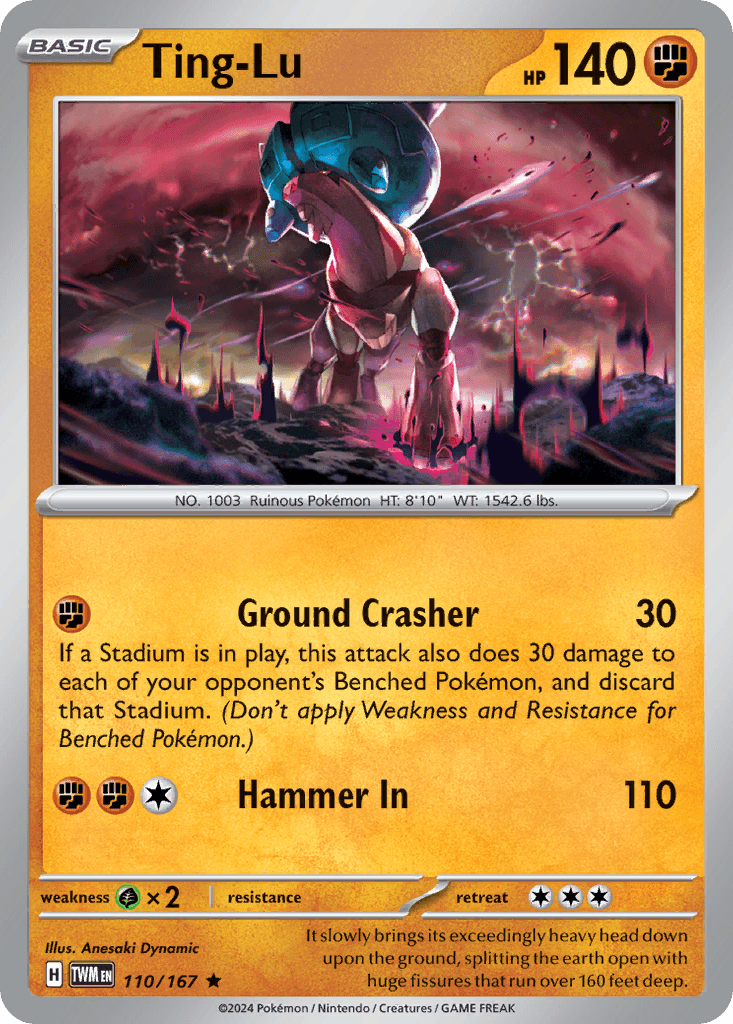 Ting-Lu, kortbilde fra pokemontcg.io