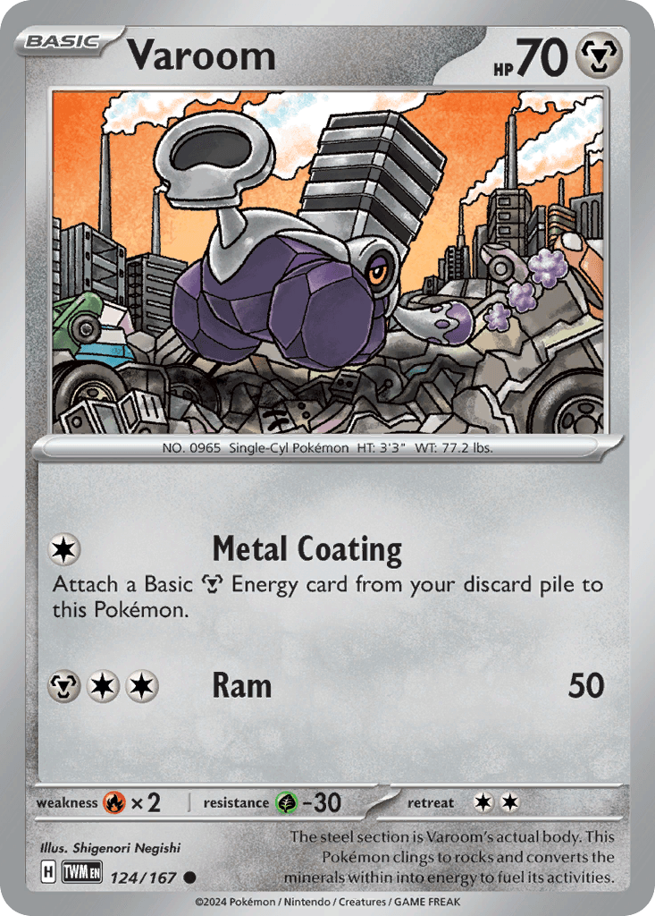 Varoom, kortbilde fra pokemontcg.io
